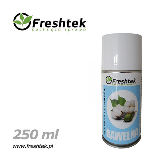 Freshtek ONE SHOT Bomull – Profesjonell Luftfriskner 600ml