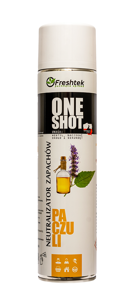 Freshtek ONE SHOT Patchouli – Luftfriskner 600ml